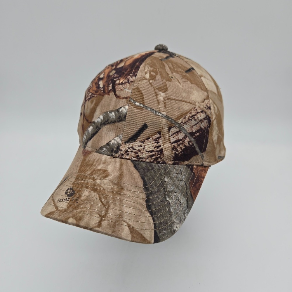 Signatures Snapback Hat Baseball Cap Fusion 3D‎ Brown Hunting Outdoor OSFA